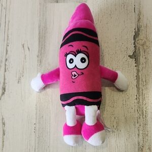 Crayola Fuchsia Jazzberry Jam Crayon 9" Stuffed Plush Toy